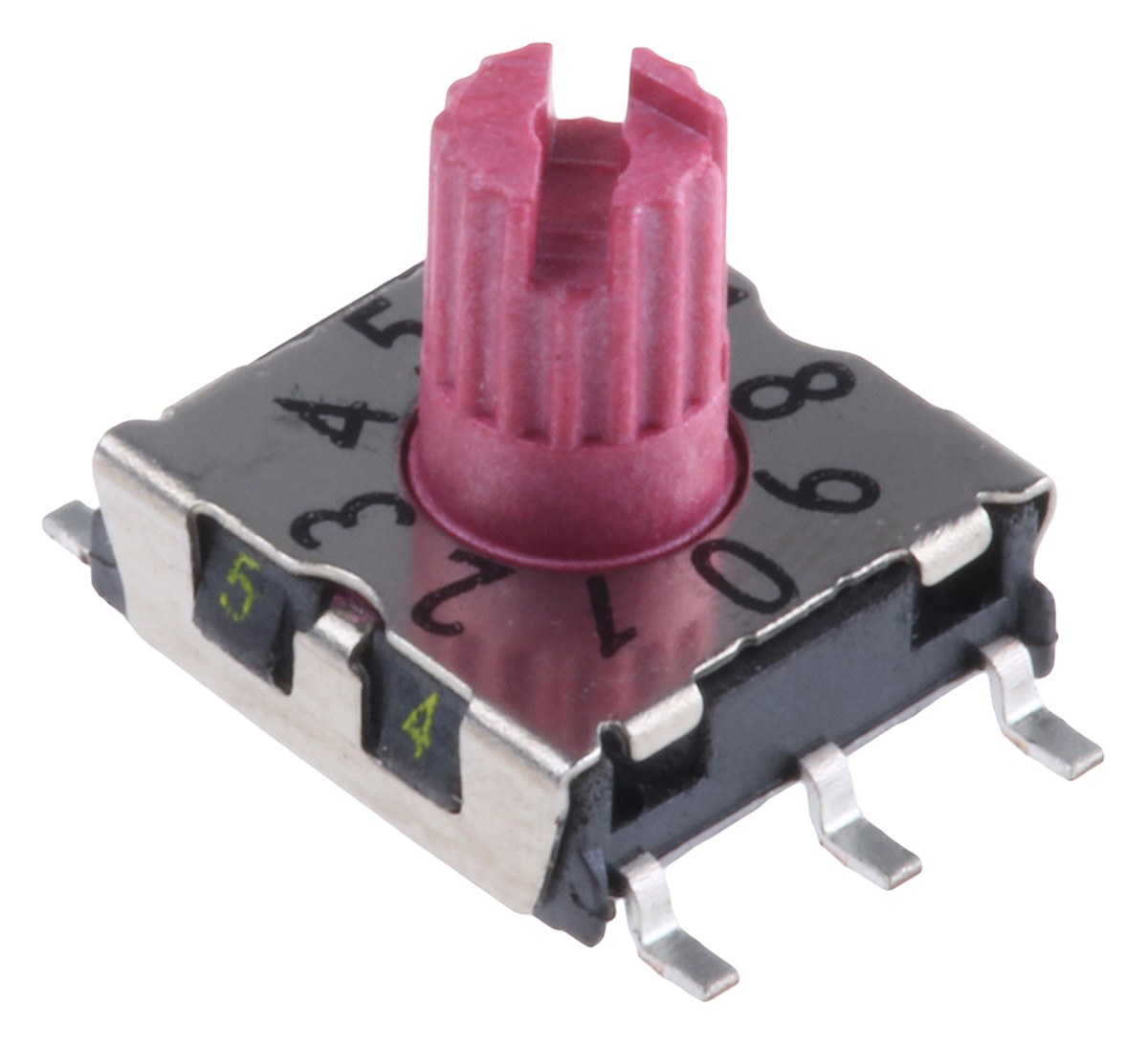 Hartmann Slotted spindle Rotary Coded DIP Switch Surface Through Hole
