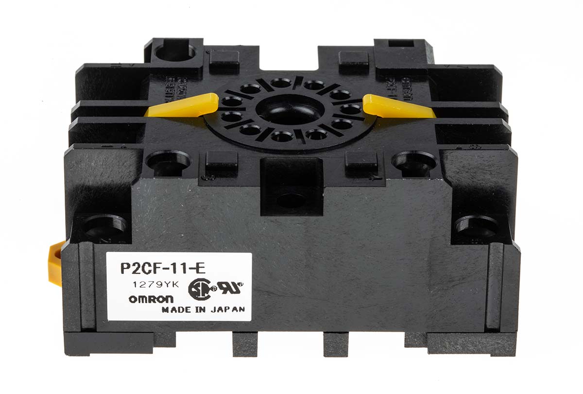 p2cf-11-e Omron Socket For Use With  H3CR-H Series, H3CR-A Series, H3CR-F Series