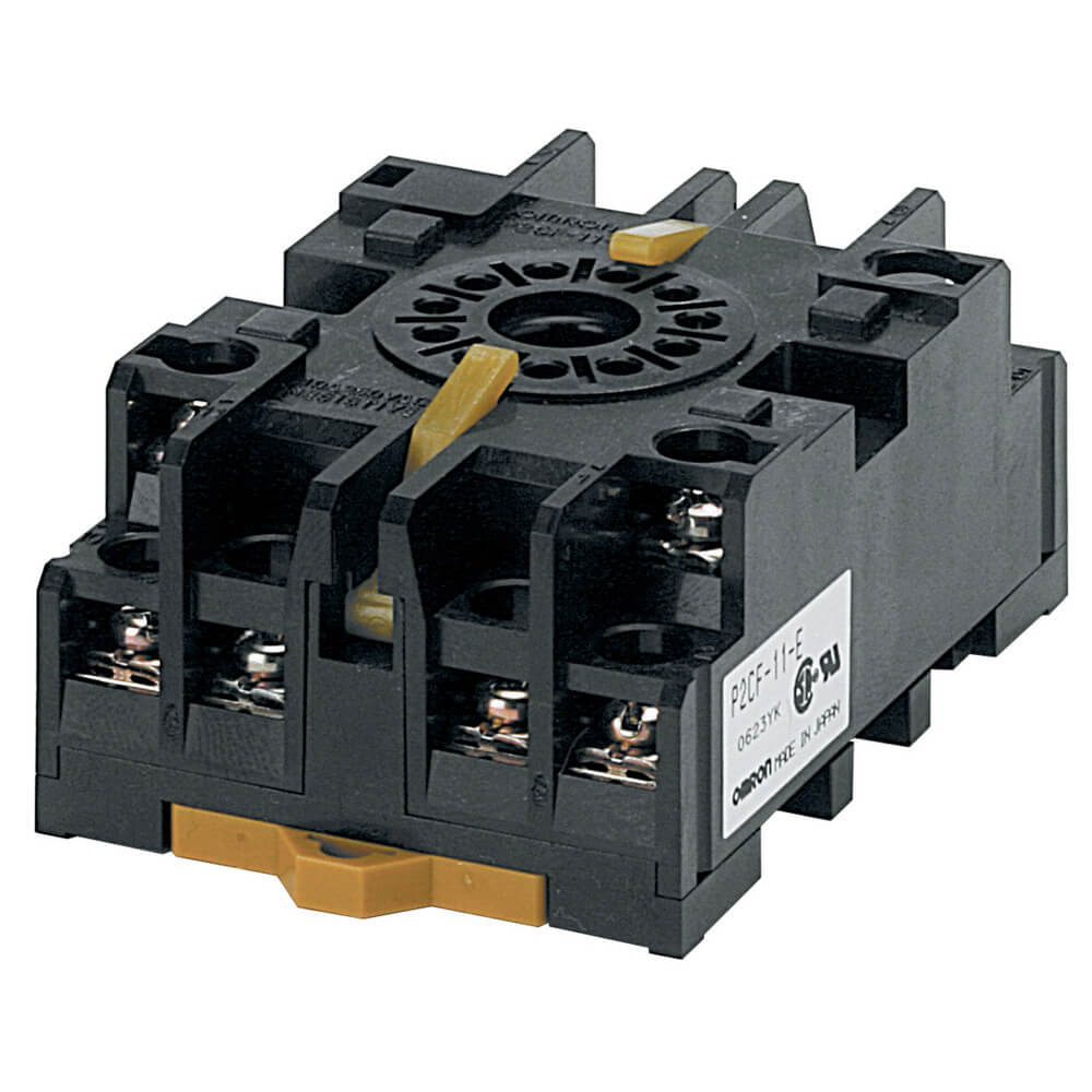 p2cf-11-e Omron Socket For Use With  H3CR-H Series, H3CR-A Series, H3CR-F Series