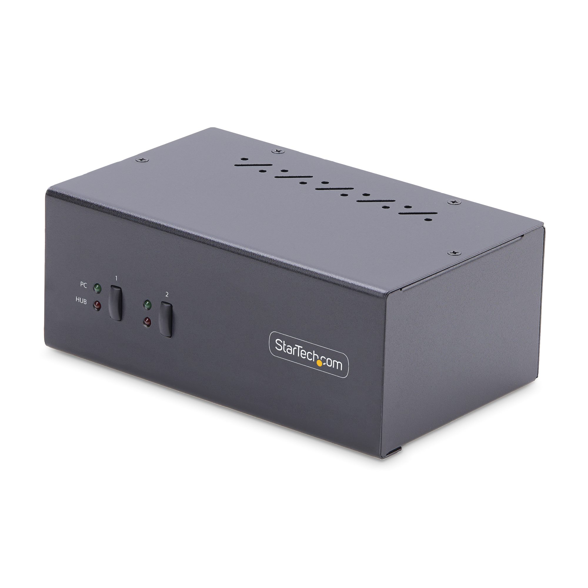 StarTech.com 2 Port 2 Displays USB DisplayPort KVM Switch 3.5 mm Stereo 3840 x 2160 pixel Maximum Resolution