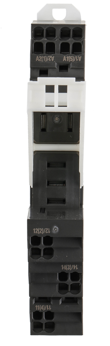 Omron P2RF 5 Way 250V ac DIN Rail Relay Socket, for use with G2R-1-S Series General Purpose Relay, H3RN Series Timer