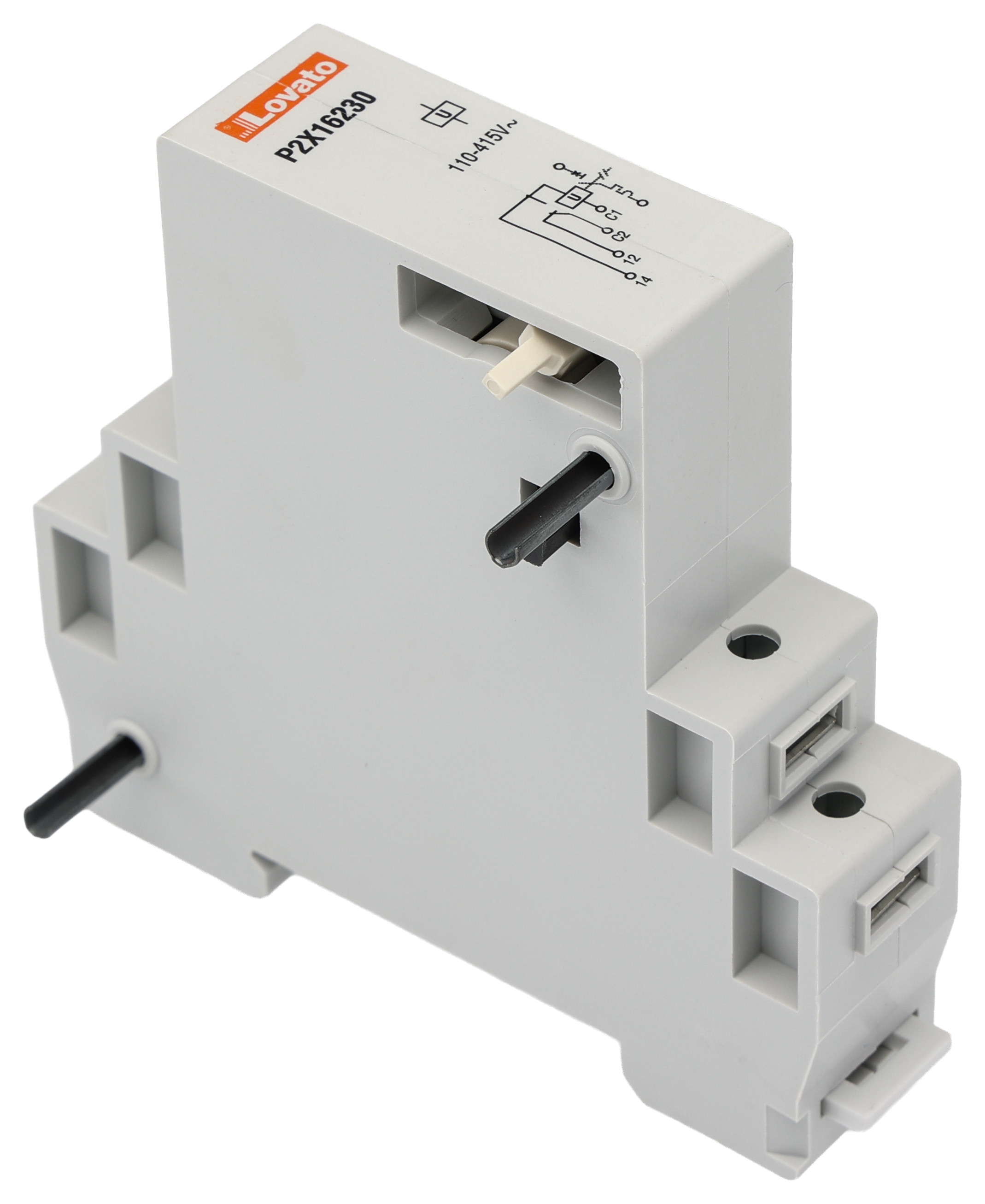 p2x16230 Lovato DIN Rail Shunt Trip for use with P2MB Series