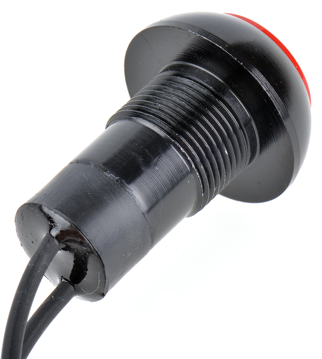 p3-d000048w Otto P3 Series Push Button Switch, Momentary, Panel, SPDT, Red LED, IP64, IP68S, 28 V dc 115 V ac