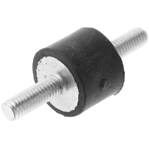 FIBET Cylindrical M8 Anti-Vibration Mount, Male to Male Bobbin with 34 kg Compression Load