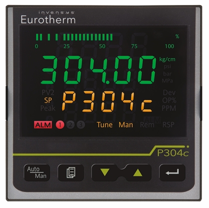 Eurotherm Piccolo P304 Panel Melt Pressure Controller 2 Input, 3 Output Analogue 230V ac/dc PID Controller