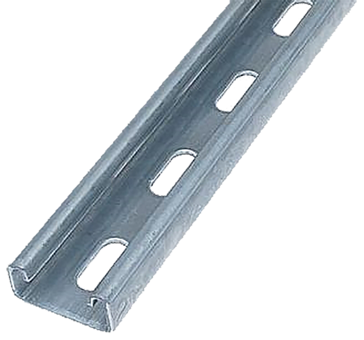 Unistrut 41 x 21 mm Galvanised Steel Strut Slotted Channel, 3 m Long