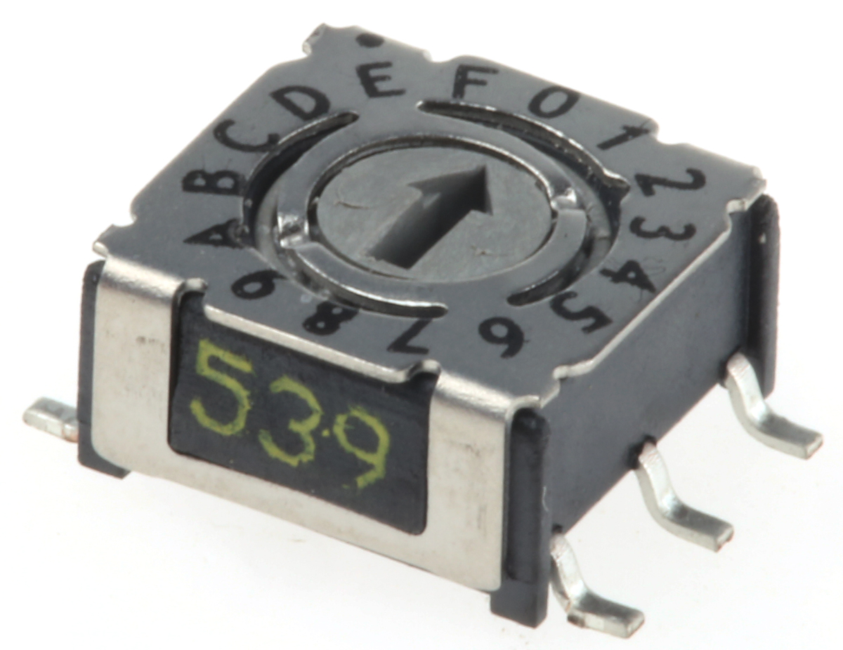 Hartmann Rotary Flush Rotary Coded DIP Switch Surface Mount