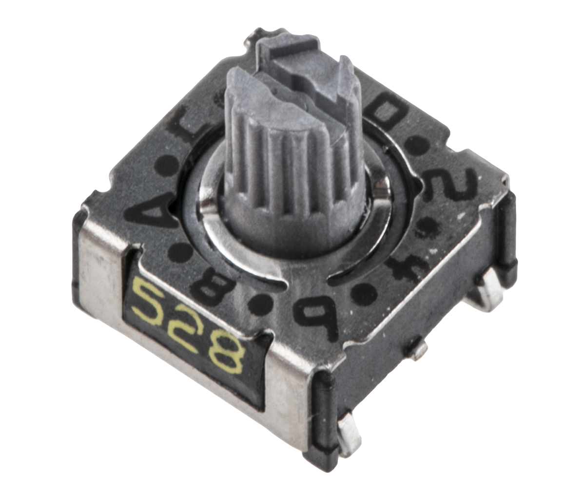 Hartmann Spindle Rotary Coded DIP Switch Surface Mount
