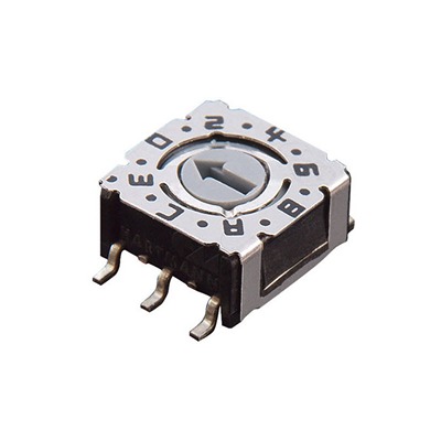 PTR HARTMANN Flush, Screwdriver Rotary Switch Surface Mount Gull Wing Terminal