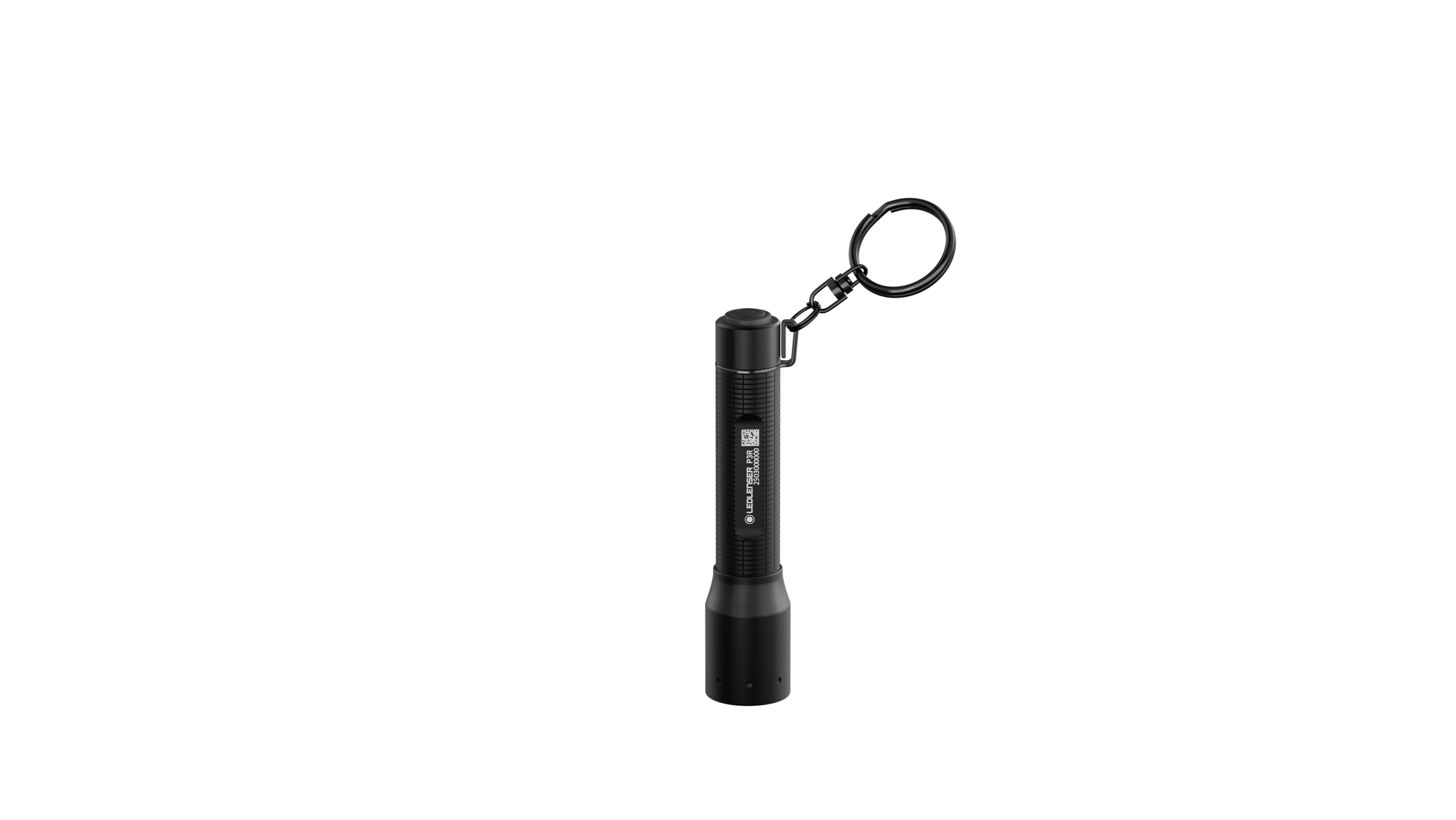 p3r LEDLENSER LED Keyring Torch Black Rechargeable 200 lm, 94 mm