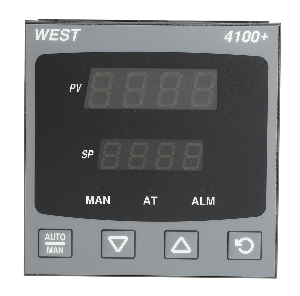 West Instruments P4100 DIN Rail PID Temperature Controller 5 Input, 1 Output Relay 264V ac On-Off