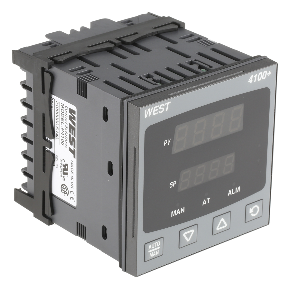 p4100-2100-0000 West Instruments P4100 DIN Rail PID Temperature Controller 5 Input, 1 Output Relay 264V ac On-Off