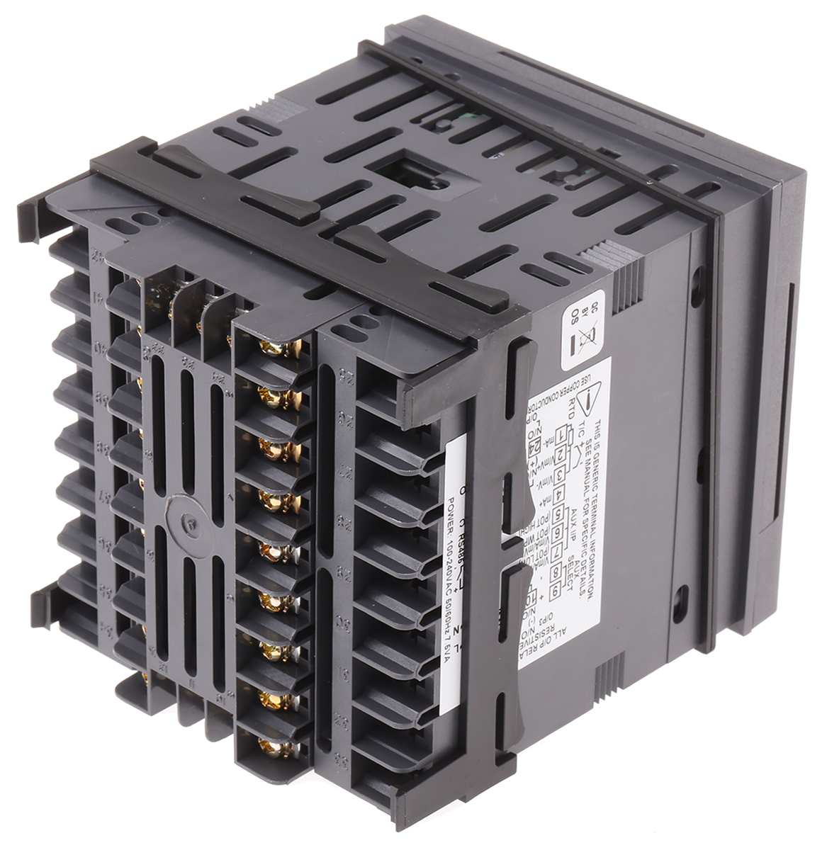 p4100-2700-0000 West Instruments P4100 DIN Rail PID Temperature Controller 5 Input, 1 Output Linear 264V ac On-Off