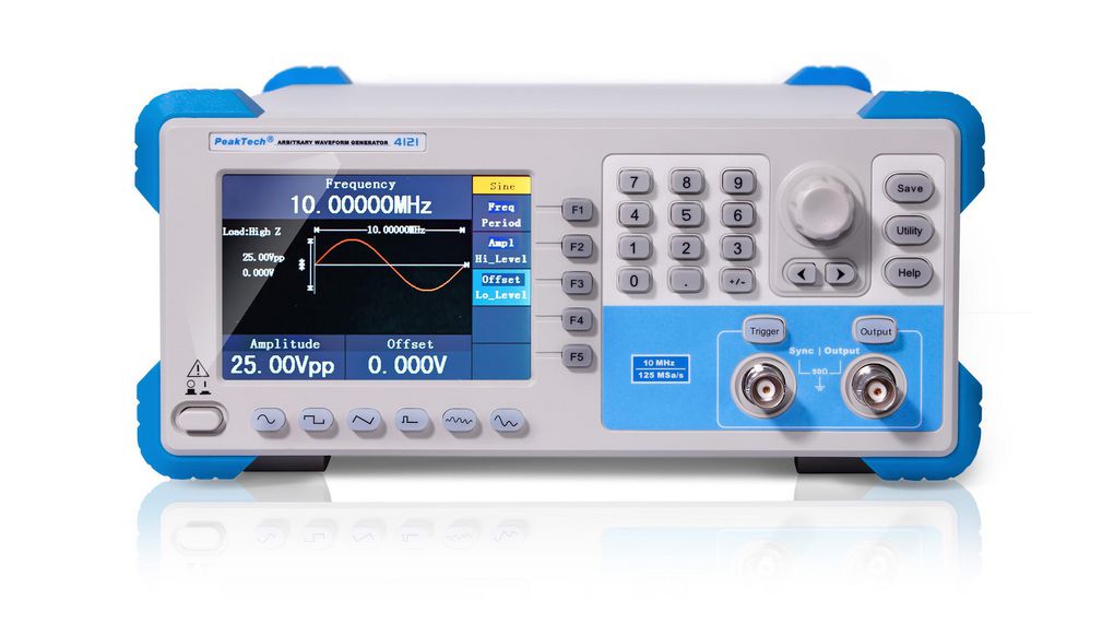 PeakTech P4121 Arbitrary Waveform Generator 10 MHz Max