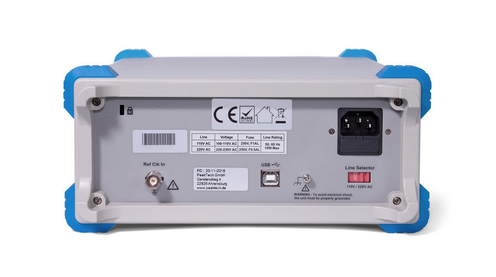 p4121 PeakTech P4121 Arbitrary Waveform Generator 10 MHz Max