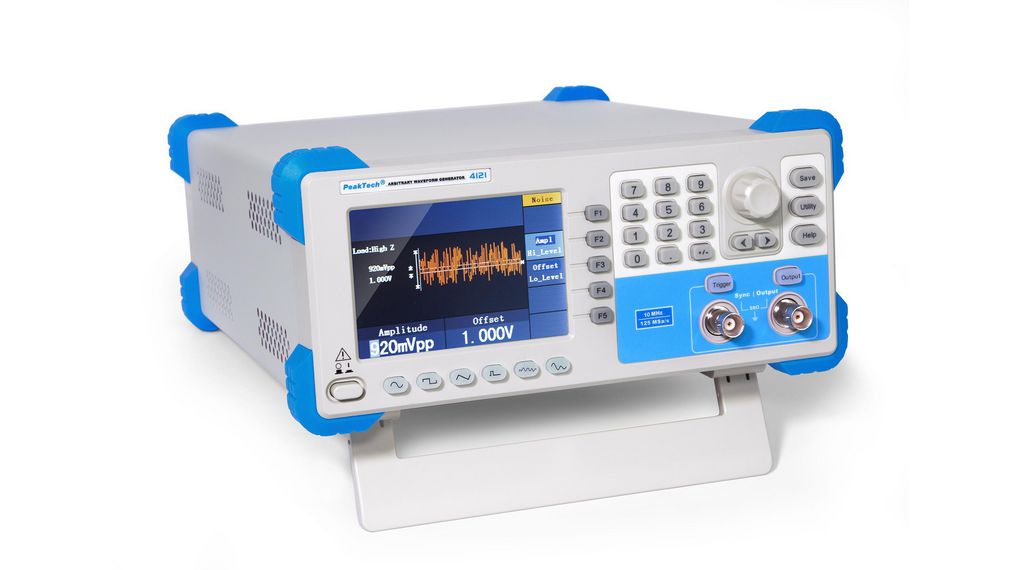 p4121 PeakTech P4121 Arbitrary Waveform Generator 10 MHz Max