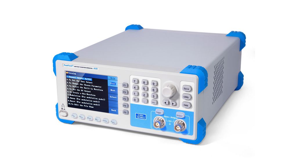 p4121 PeakTech P4121 Arbitrary Waveform Generator 10 MHz Max