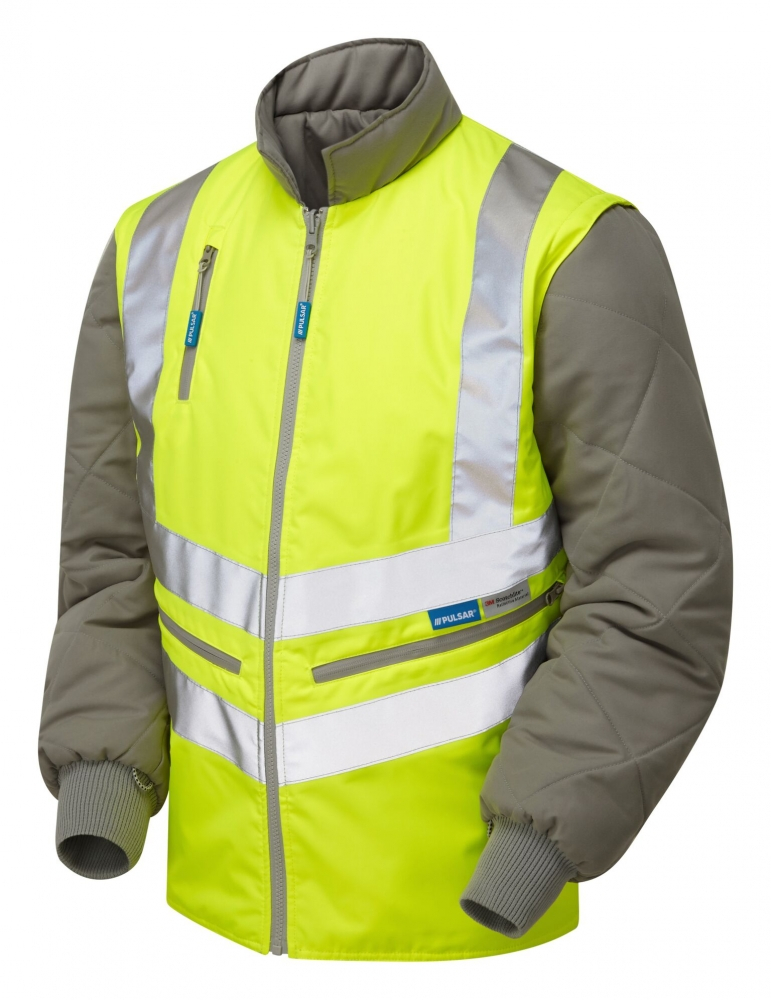 PULSAR Yellow Unisex Bodywarmer, XL