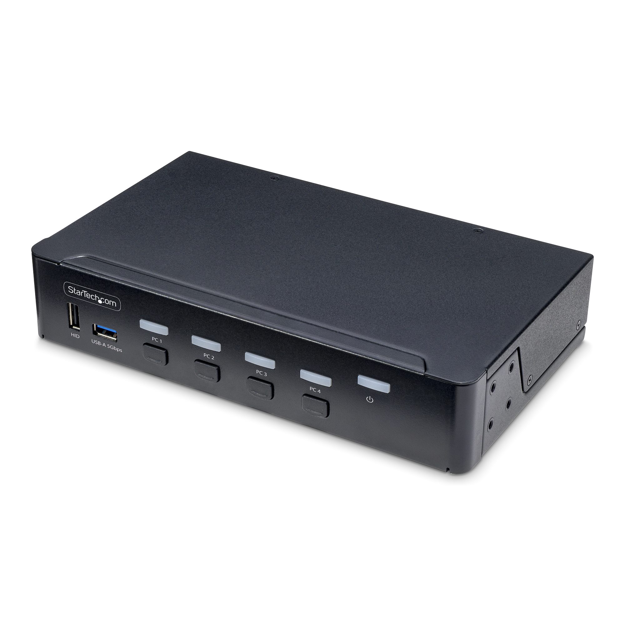 StarTech.com 4 Port 1 Displays USB DisplayPort KVM Switch 3.5 mm Stereo 4096 x 2160 pixel Maximum Resolution