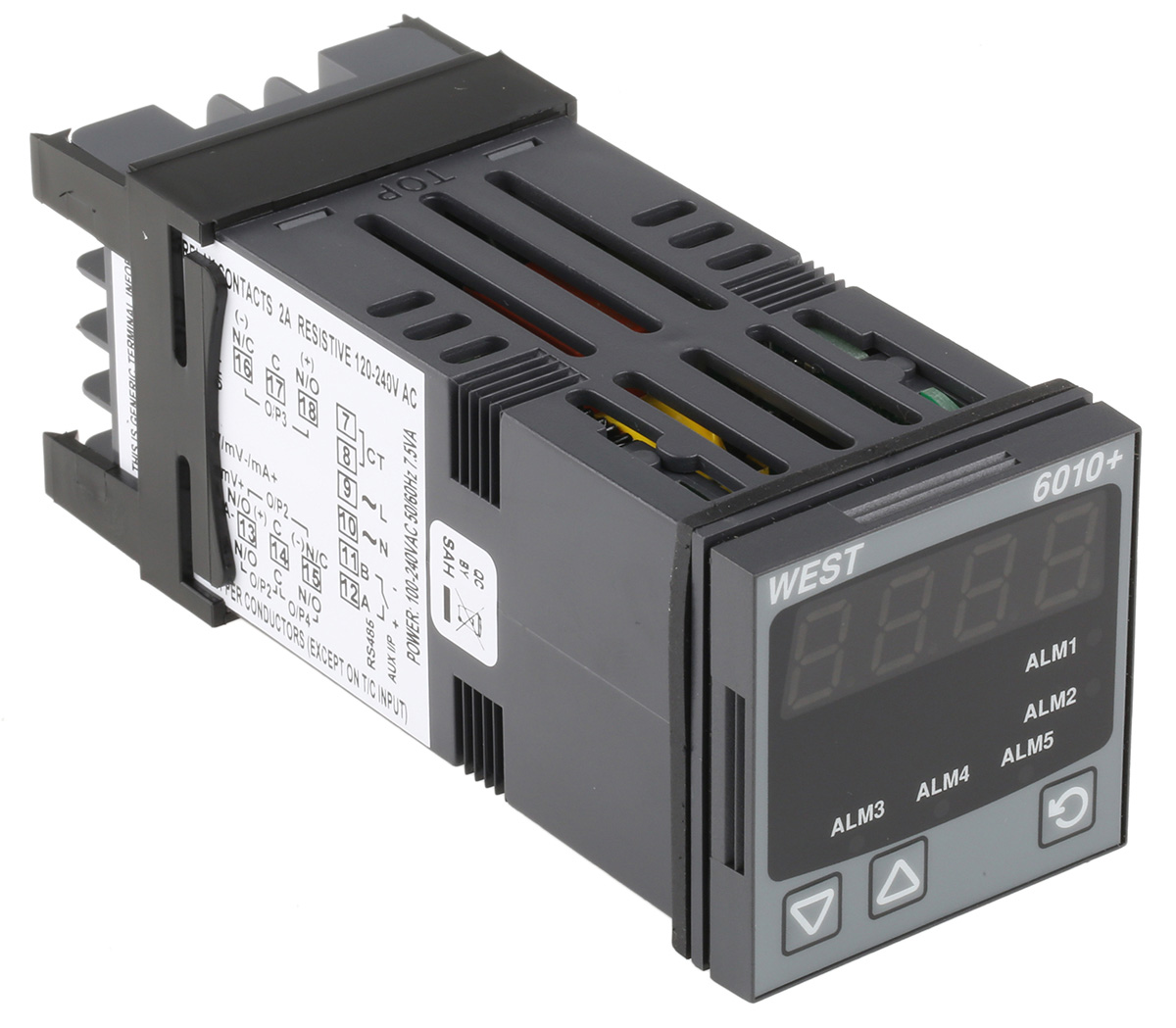 p6010-2100-000 West Instruments 6010 LED Multi-Function Panel Meters for RTD Temperature Prob, Temperature,  45 mm  x 45 mm