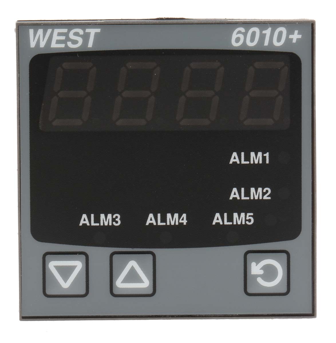 West Instruments 6010 LED Digital Panel Multifunction Meter for RTD Temperature Prob, Temperature,  45 mm  x 45 mm