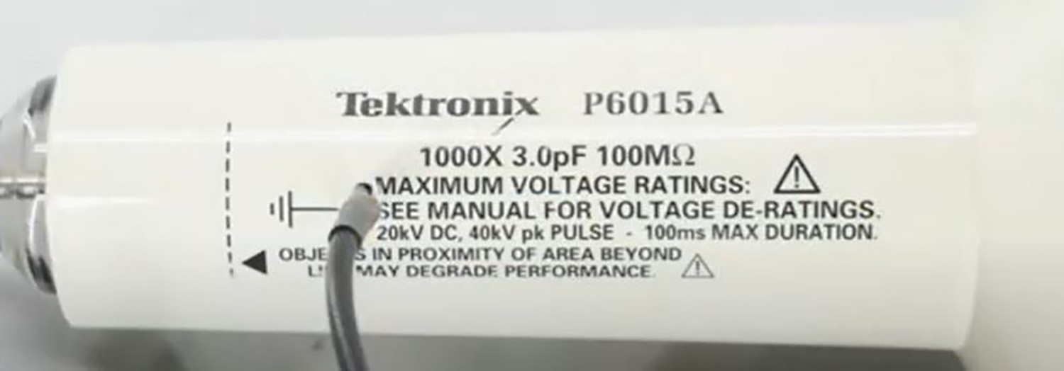 p6015a Tektronix P600 Series P6015A Oscilloscope Probe, Voltage Type, 75 MHz, 1000:1, BNC Connector
