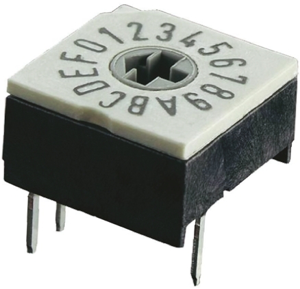 Hartmann Rotary Coded DIP Switch Through Hole