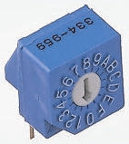Hartmann Rotary Coded DIP Switch Through Hole