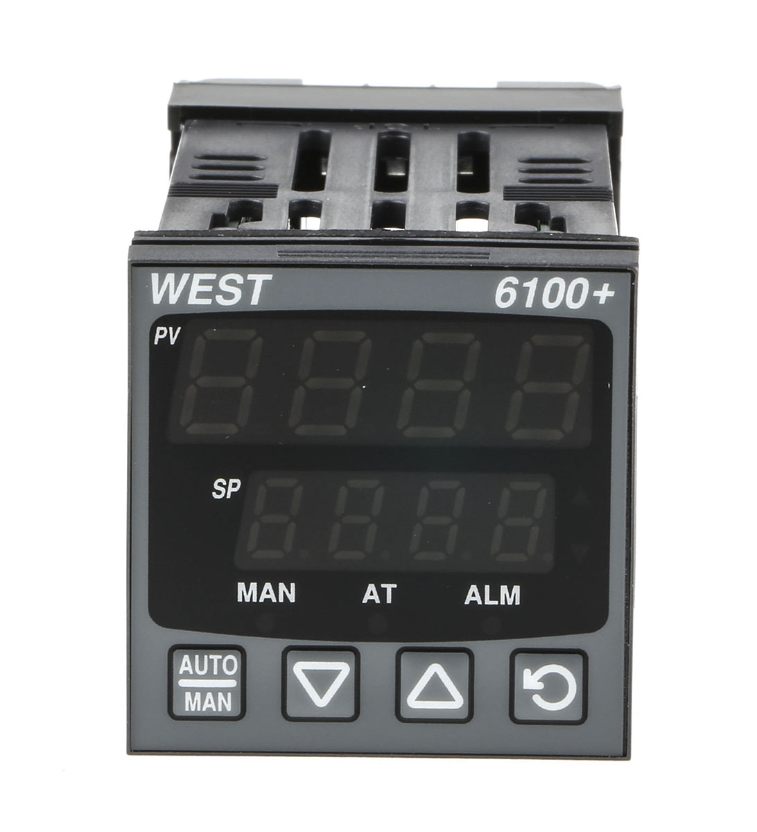 West Instruments P6100 Panel Mount PID Temperature Controller 1 Input, 2 Output Relay 240V ac On-Off