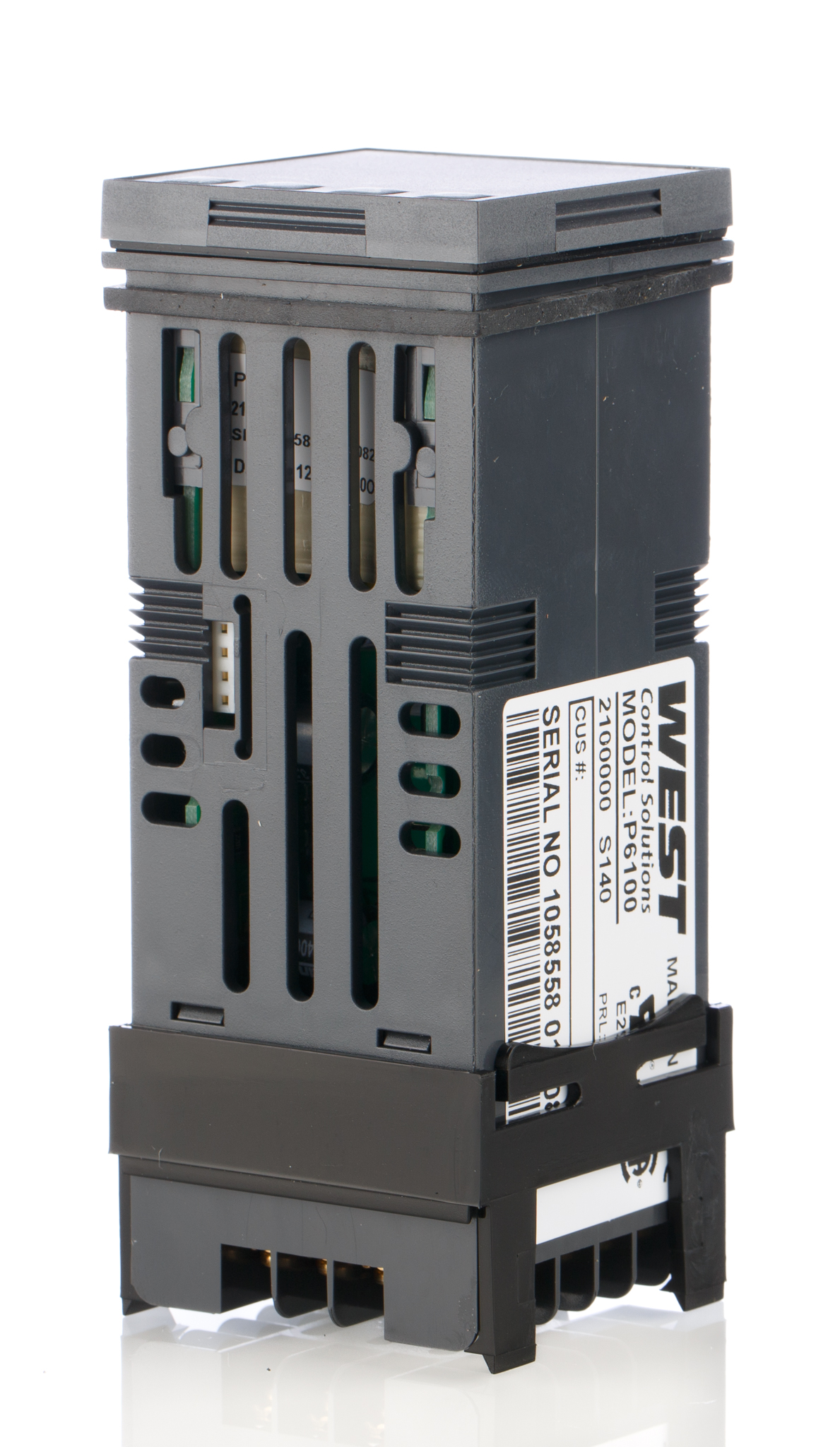 p6100-2100-00-0 West Instruments P6100 DIN Rail PID Temperature Controller 1 Input, 1 Output Relay 240V ac On-Off