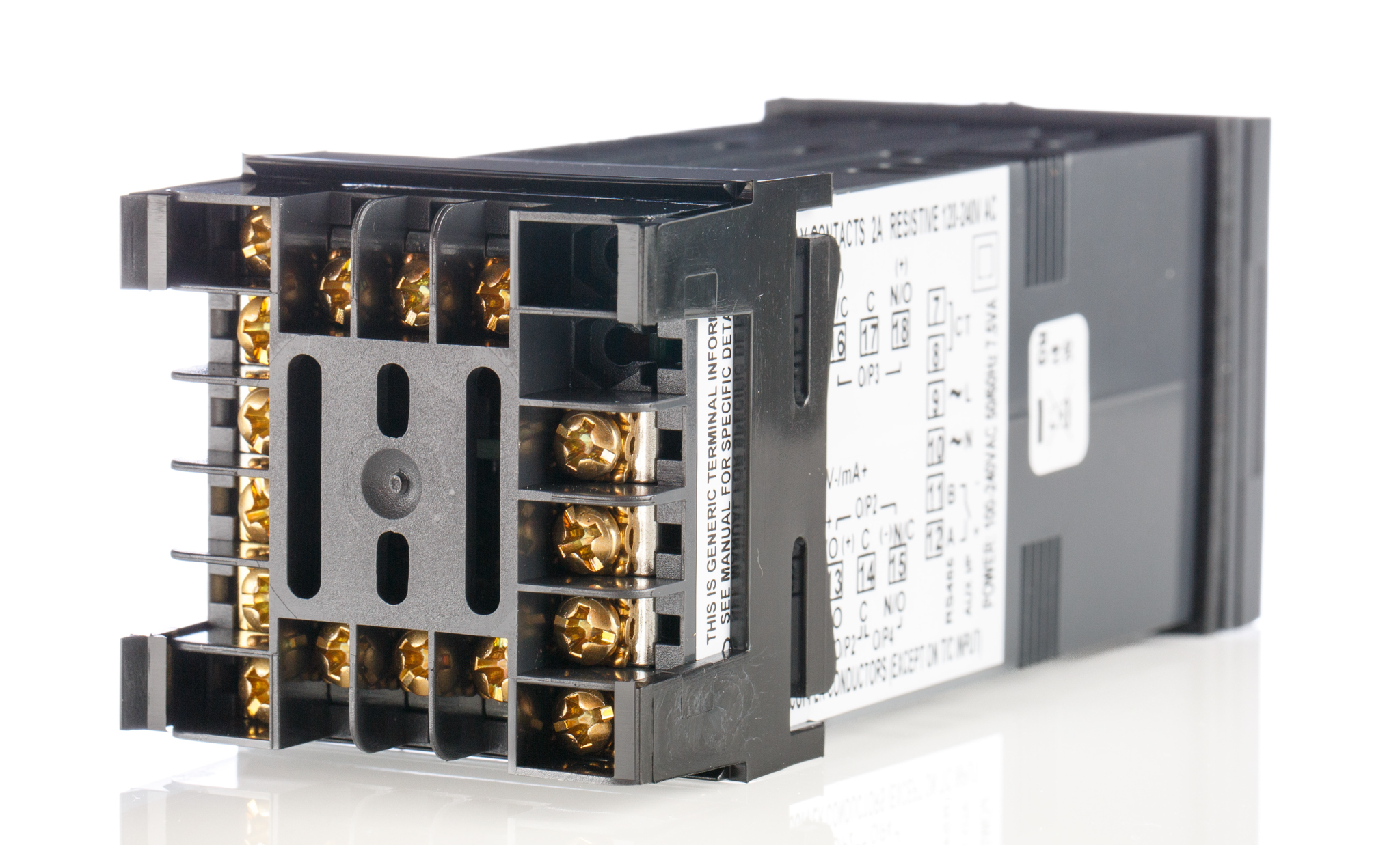p6100-2100-02-0 West Instruments P6100 DIN Rail PID Temperature Controller, 1 Output Relay 65V ac/dc On-Off