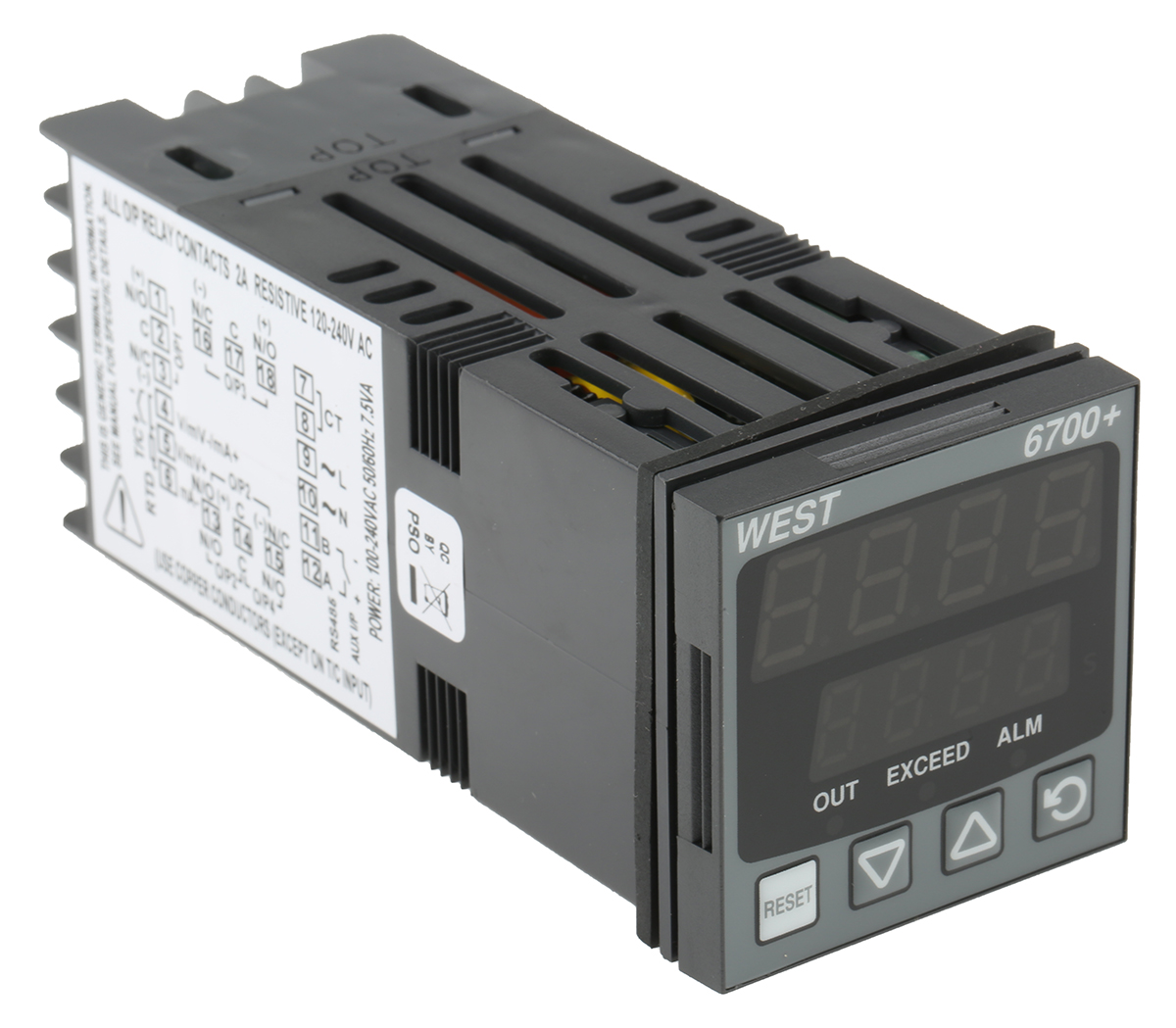 p6700-2100-000 West Instruments P6700 PID Temperature Controller 1 Input, 3 Output Relay 24V ac