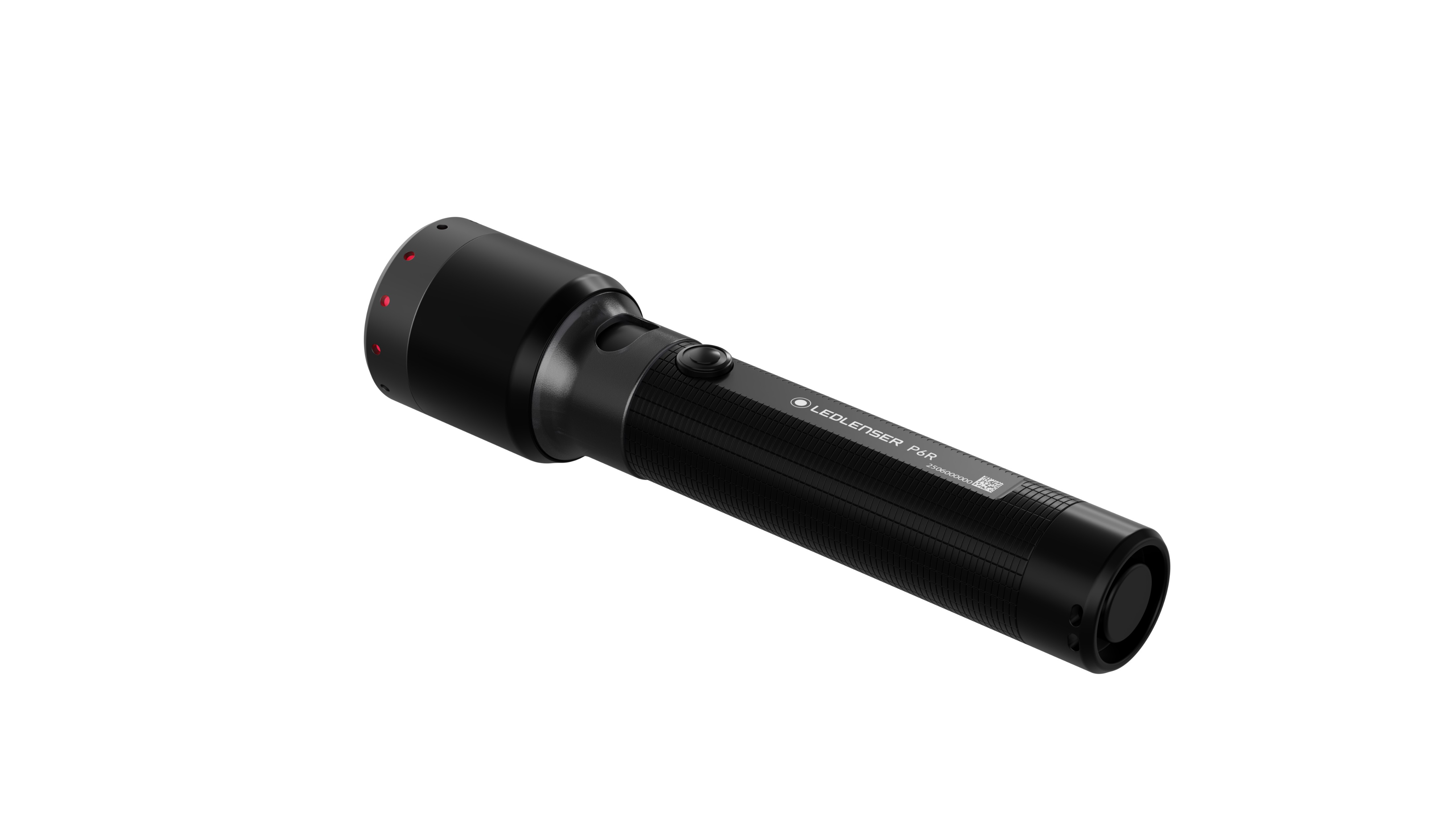 p6r LEDLENSER LED Torch Black Rechargeable 1200 lm, 150 mm