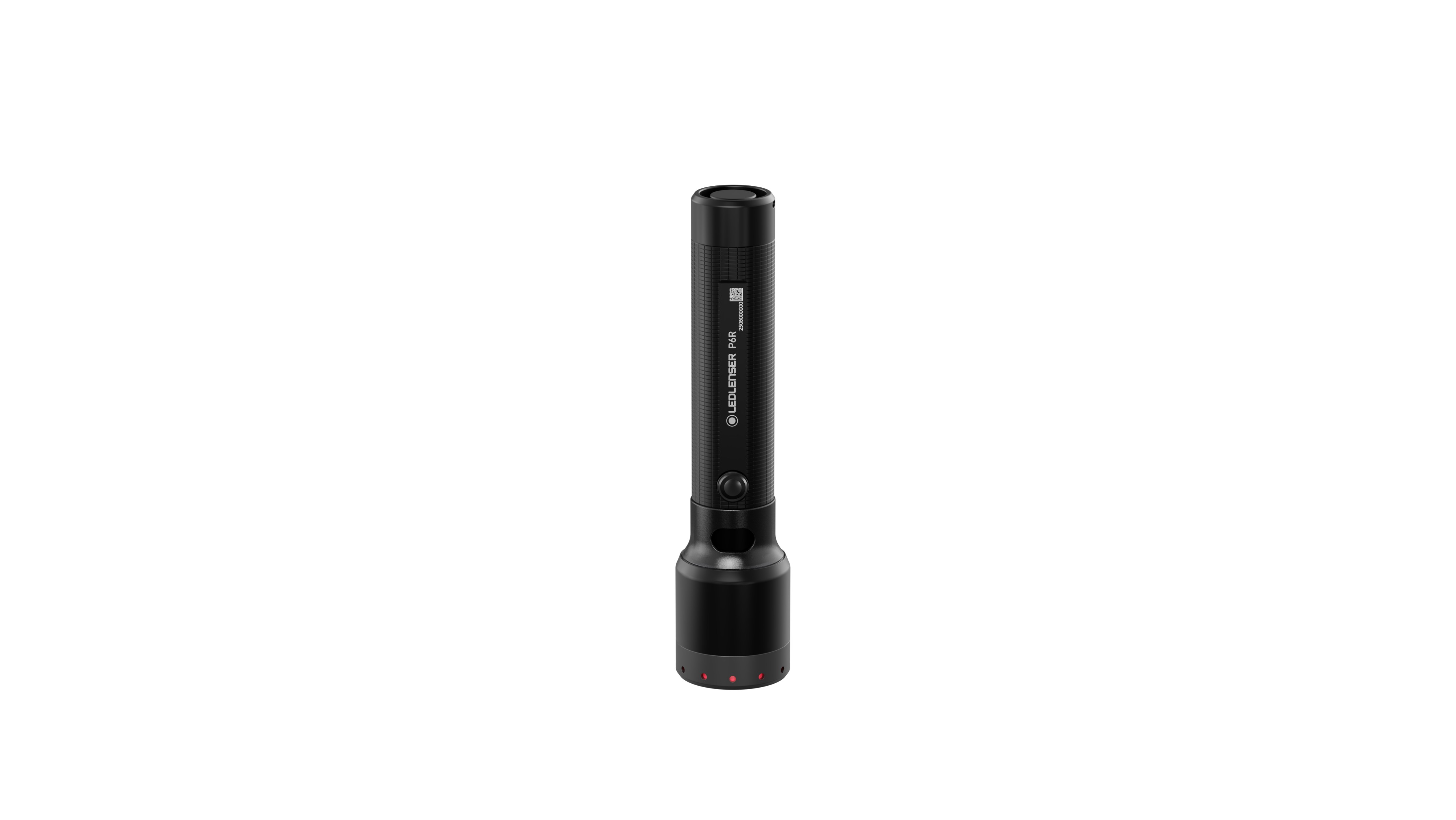 p6r LEDLENSER LED Torch Black Rechargeable 1200 lm, 150 mm