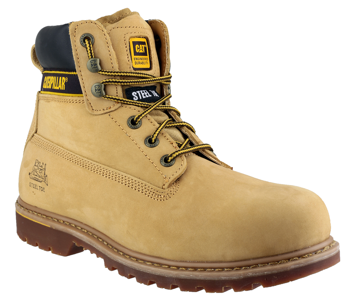 CAT Holton Honey Steel Toe Capped Men's Safety Boots 10, EU 44 EN ISO 20345:2011