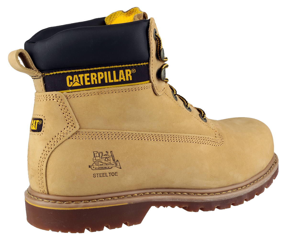 p708215 CAT Holton Honey Steel Toe Capped Men's Safety Boots 10, EU 44 EN ISO 20345:2011