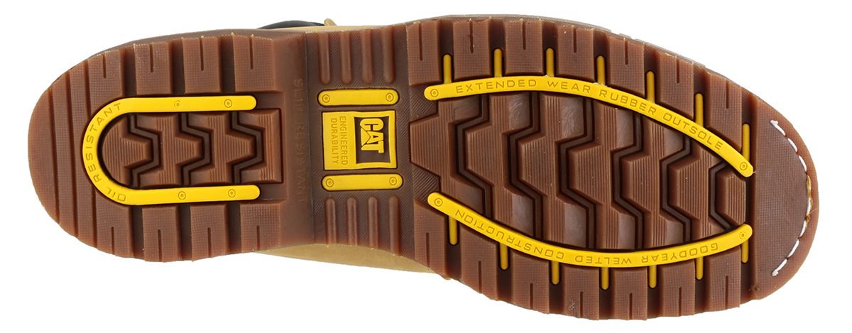 p708215 CAT Holton Honey Steel Toe Capped Men's Safety Boots 10, EU 44 EN ISO 20345:2011