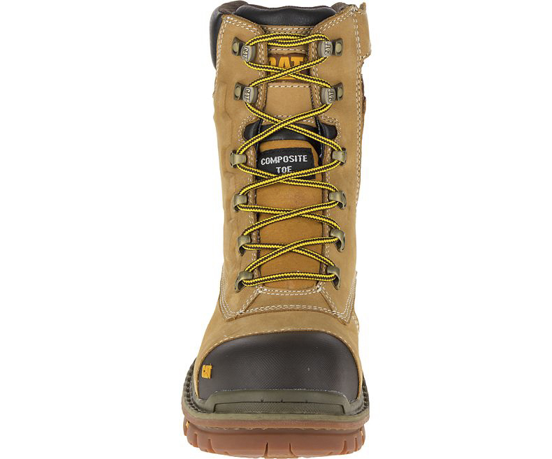 p720148 CAT Premier Honey Composite Toe Capped Men's Safety Boots 8, EU 42 EN ISO 20345:2011