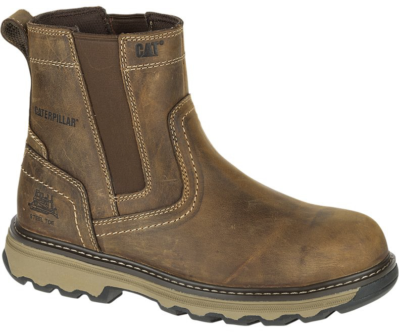 CAT Pelton Beige Steel Toe Capped Men's Safety Boots 11, EU 45 EN ISO 20345:2011