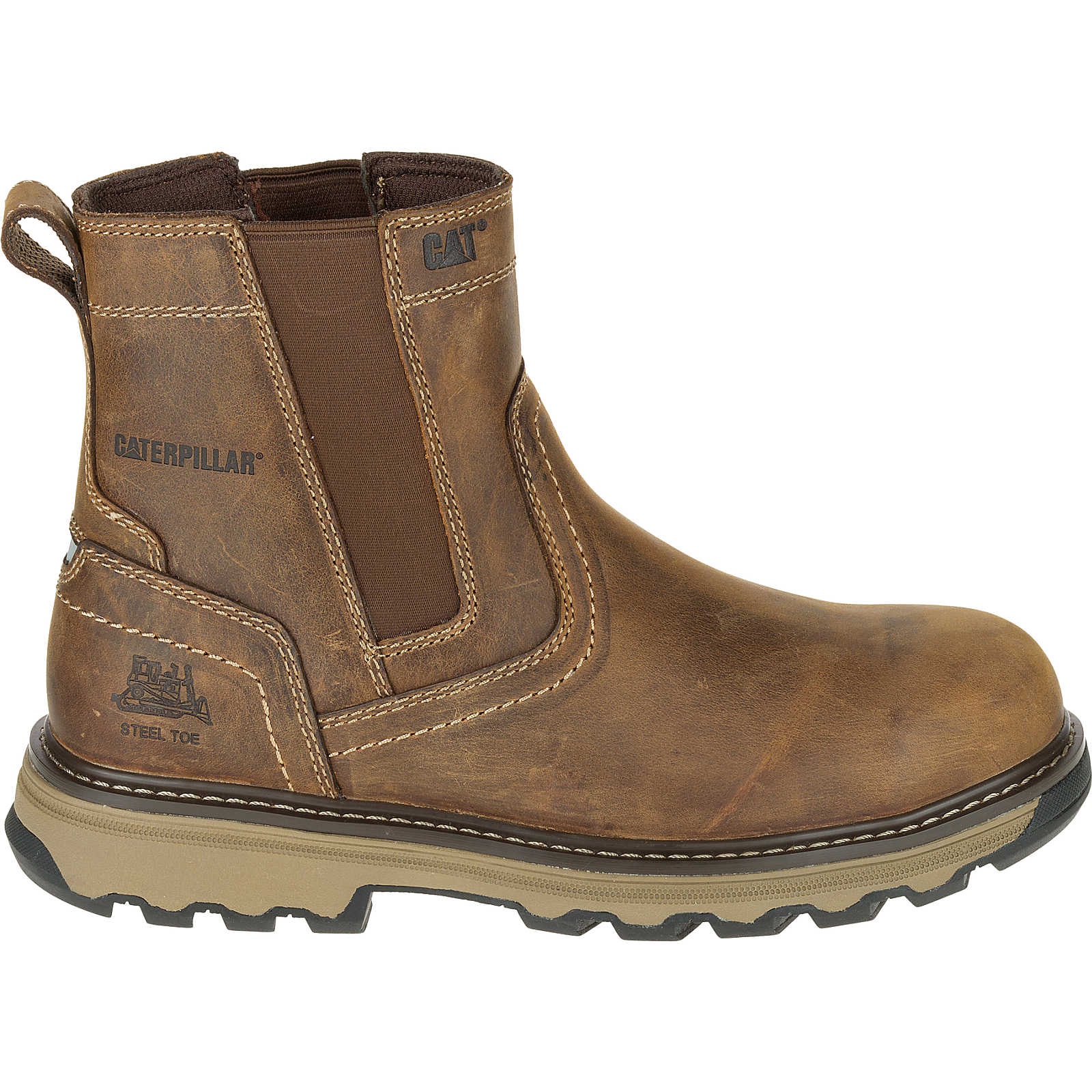 CAT P720871 Beige Steel Toe Capped Men's Safety Boots 12, EU 46