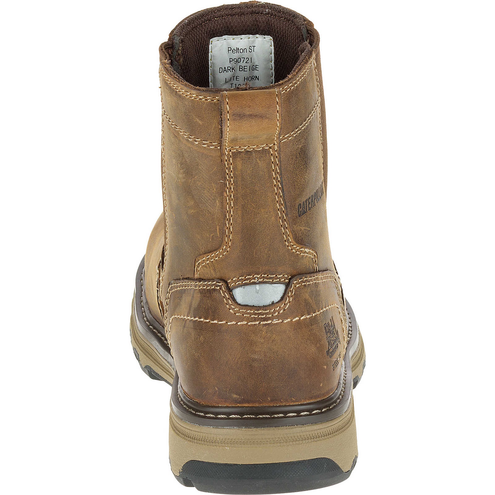 p720781 CAT P720871 Beige Steel Toe Capped Men's Safety Boots 12, EU 46