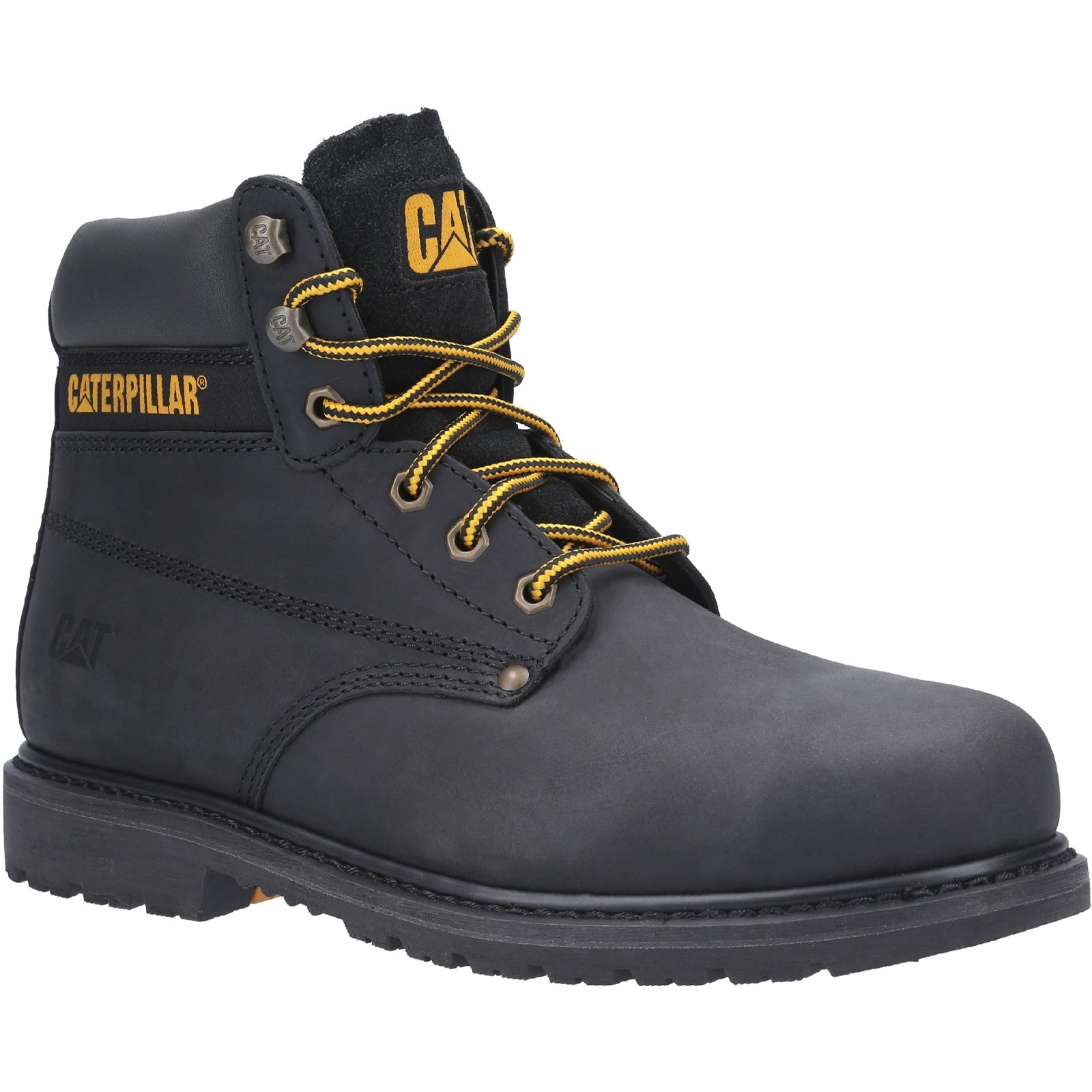 CAT P724621 Black Steel Toe Capped Unisex Safety Boots 11, EU 45
