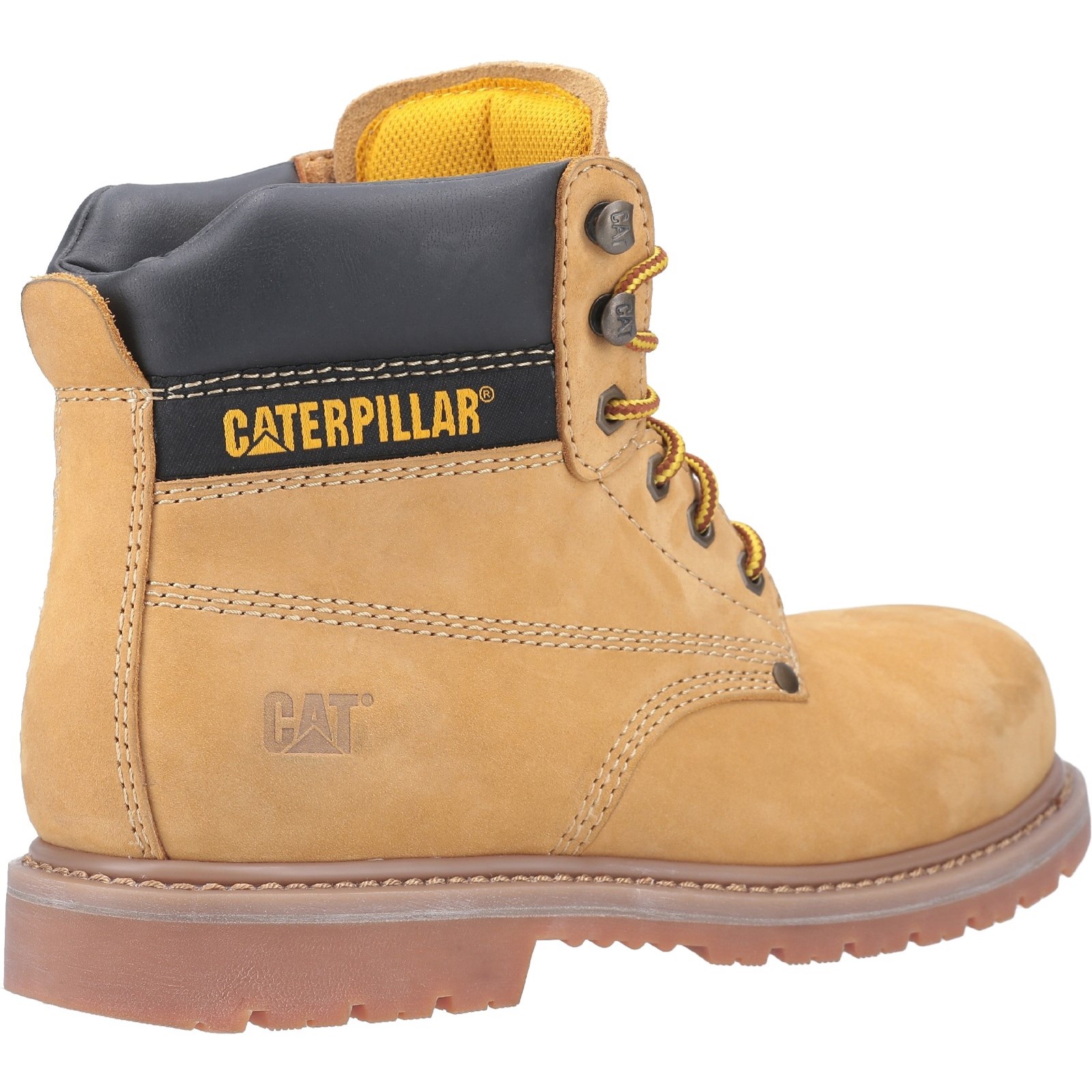 p724624 CAT P724624 Honey Steel Toe Capped Unisex Safety Boots 10, EU 44