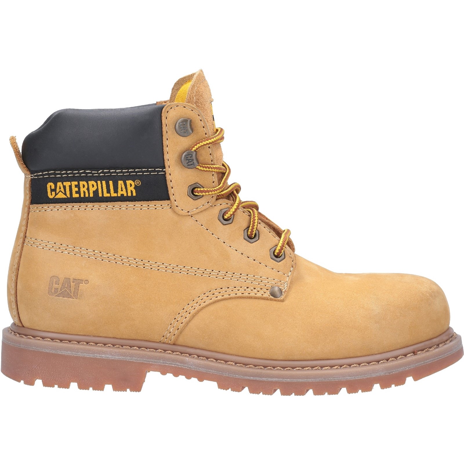 p724624 CAT P724624 Honey Steel Toe Capped Unisex Safety Boots 10, EU 44