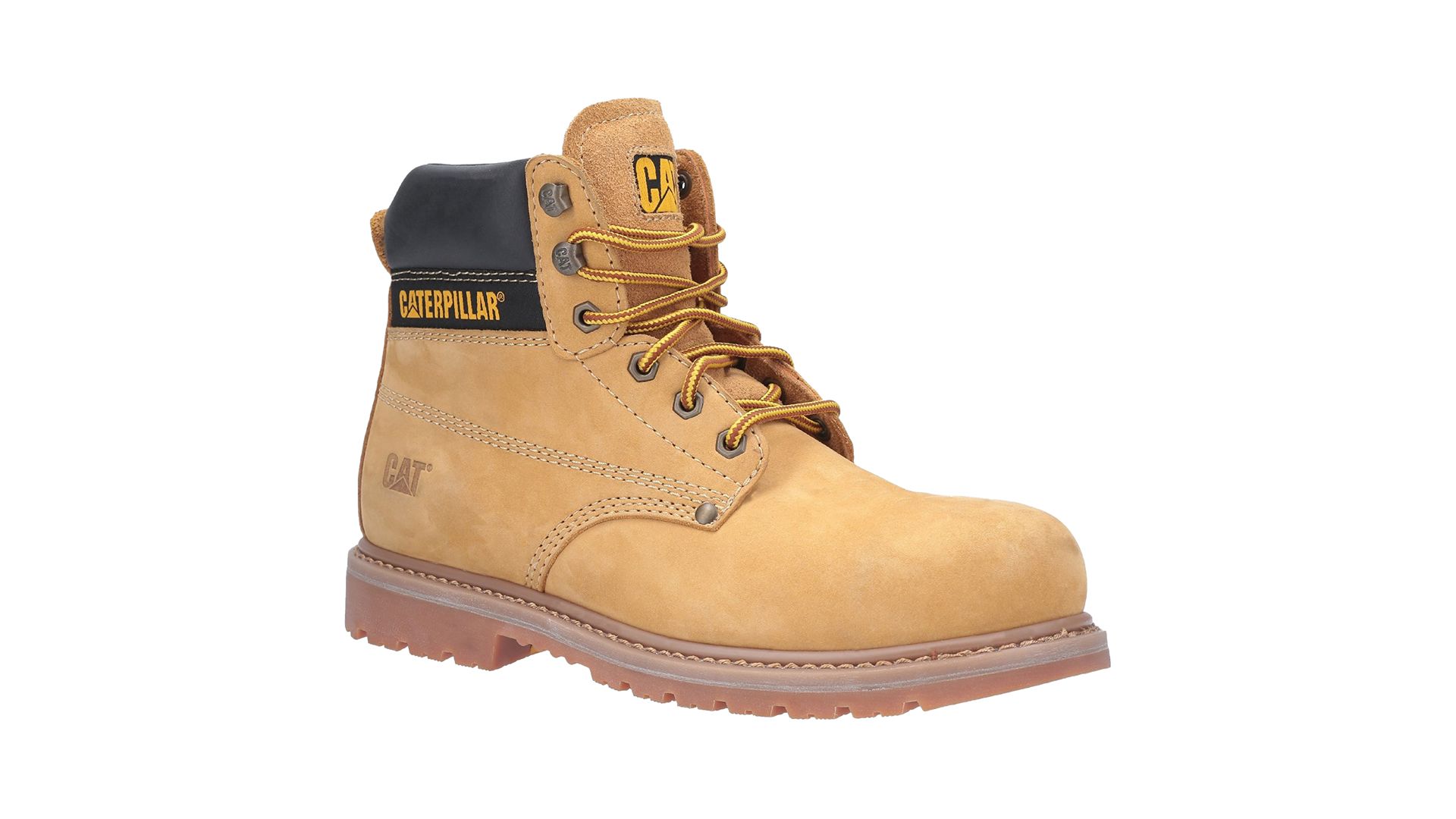 p724624 CAT P724624 Honey Steel Toe Capped Unisex Safety Boots 10, EU 44