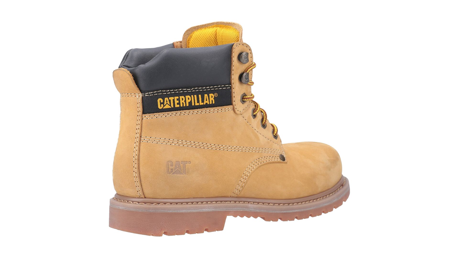 p724624 CAT P724624 Honey Steel Toe Capped Unisex Safety Boots 10, EU 44