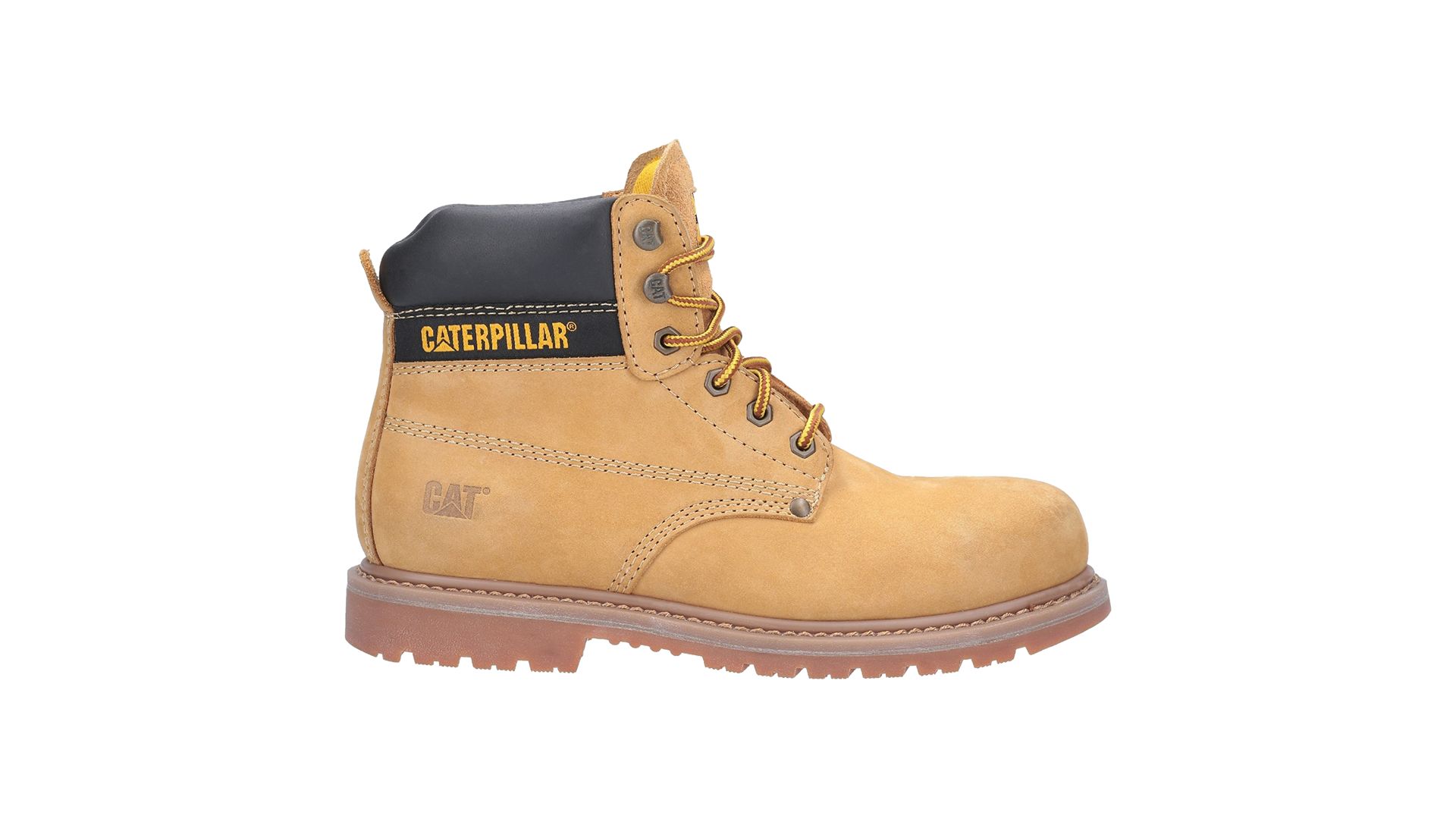 p724624 CAT P724624 Honey Steel Toe Capped Unisex Safety Boots 10, EU 44