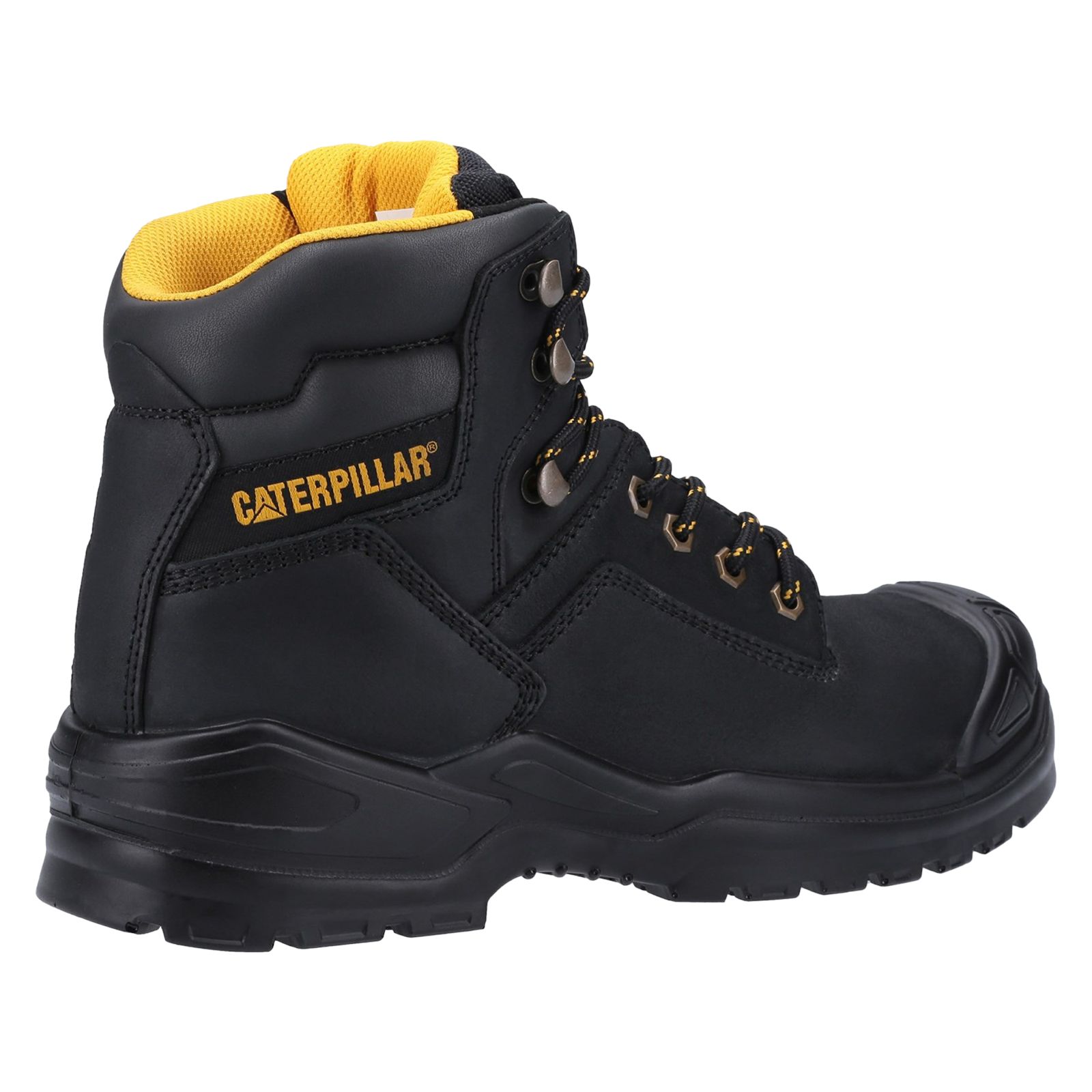 p724913 CAT P724913 Black Steel Toe Capped Unisex Safety Boots 9, EU 43