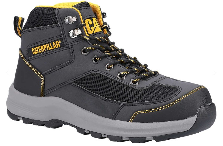 p725078 CAT P725078 Grey Steel Toe Capped Men's Safety Boots 10, EU 44