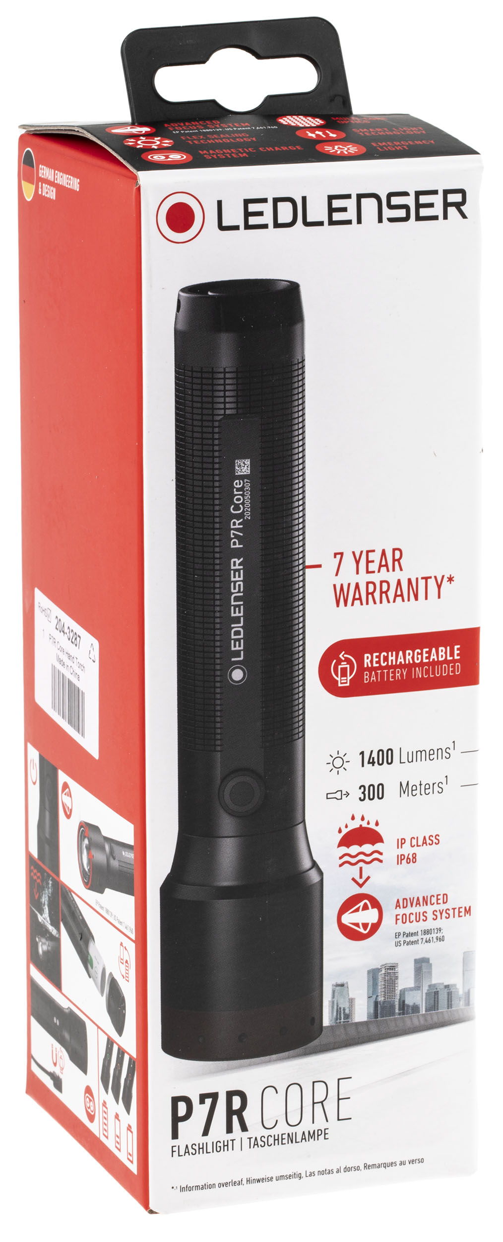 p7r-core LEDLENSER LED Torch White Rechargeable